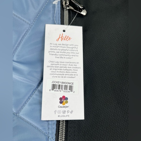 Brand New Lug Jockey Hanging Garment Bag in Black Moon Ice - Picture 3 of 14